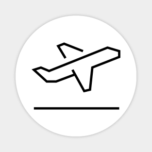 Simple Airplane Magnet